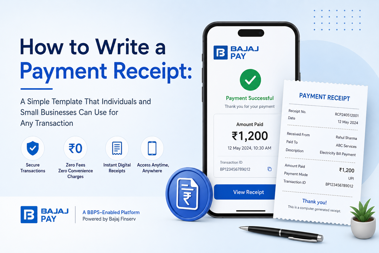 How to Write a Payment Receipt: Simple Template for Any Transaction