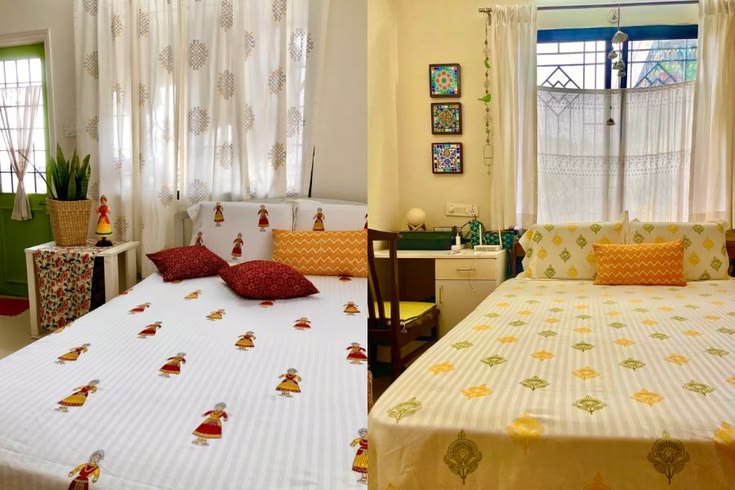 block print bedsheet