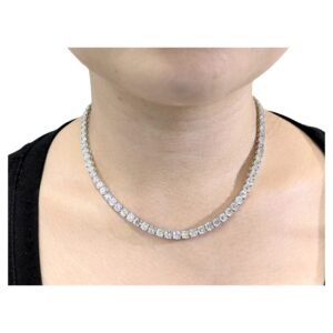 diamond tennis necklace