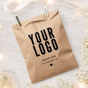 Personalized kraft paper bags
