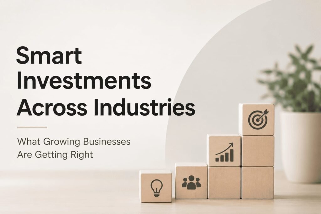 Smart Investments Across Industries: What Growing Businesses Are Getting Right