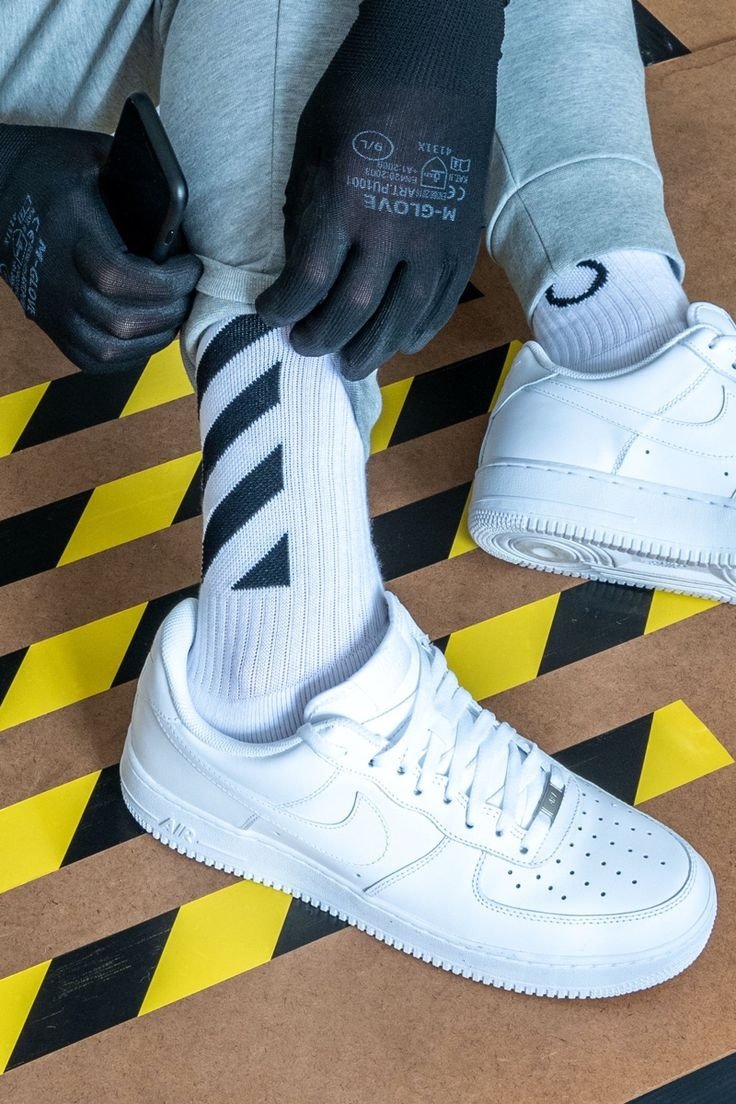 off white sock